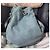 Borsa a secchiello Motocross Pompon in pelle di Balenciaga Blu - vista 5