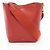 Céline Borsa a Spalla Sangle Bucket Small di Celine Rosso