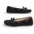 NUOVE MOCASSINI DA BARCA CHANEL CON FIocco G26572 40 CAMOSCIO NERO - vue 3