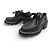 SCARPE LOUIS VUITTON DERBY BEAUBOURG 1A5SOD 40 IN PELLE CANVAS MONOGRAMMA Nero