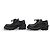 SCARPE LOUIS VUITTON DERBY BEAUBOURG 1A5SOD 40 IN PELLE CANVAS MONOGRAMMA Nero - vista 2