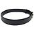 CEINTURE GUCCI BOUCLE GG ENTRELACE 370543 T75 EN CUIR MONOGRAMME NOIR BELT - vue 4