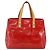Borsa Reade Monogram Vernis PM di Louis Vuitton Rosso