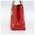 Borsa Reade Monogram Vernis PM di Louis Vuitton Rosso - vista 4
