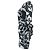 Abito Mini Wrap Stampato Diane Von Furstenberg in Nylon Nero - vista 2