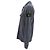 Camicia con zip e badge a bussola Stone Island in cotone grigio - vista 2