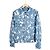 Louis Vuitton Giacca trucker in denim multi-logo DNA Leaf da uomo Blu