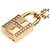 Hermès Amulett Kelly Cadena Diamant Halskette Golden - Ansicht 5