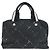 Chanel Travel Line Boston Printed Nylon Small Nero
