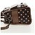 Borsa Cruz Loewe in pelle stampata media Marrone - vista 3