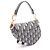 Mini Borsa Saddle Dior Christian Dior Crudo Blu navy - vista 2