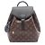 Zaino/Borsa Louis Vuitton Montsouris NM PM Marrone Nero