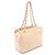 Borsa a Spalla Chanel Matelassé in Pelle di Agnello Beige - vista 2