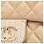 Borsa a Spalla Matelassé Chanel Marrone Beige D'oro - vista 11