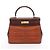 Borsa Hermès Kelly 28 Marrone Multicolore Arancione