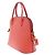 Céline Celine Vintage Convertible Bowler in pelle Medium Rosso - vista 3