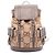 Gucci Jumbo GG Canvas- und Leder-Rucksack Braun Beige