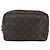 Trousse Toilette Monogram in Tela Louis Vuitton 23 Marrone
