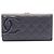 Cartera larga bifold Chanel Cambon Line Negro