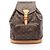 Zaino/borsa Louis Vuitton Montsouris GM Marrone