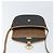 Christian Dior Borsa a spalla in tela a nido d'ape PVC nera e dorata Auth BA10439 Nero D'oro - vista 16