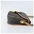 Christian Dior Borsa a spalla in tela a nido d'ape PVC nera e dorata Auth BA10439 Nero D'oro - vista 4
