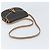 Christian Dior Borsa a spalla in tela a nido d'ape PVC nera e dorata Auth BA10439 Nero D'oro - vista 7