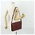 CARTIER Bolso de Hombro Must Line Cuero Burdeos Oro Auth ep12994 Dorado - vista 22