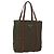 PRADA Borsa a mano in nylon pelle khaki argento Auth ti3735 Cachi