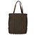 PRADA Borsa a mano in nylon pelle khaki argento Auth ti3735 Cachi - vista 2