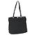 Borsa Tote PRADA in nylon nero argento Auth bs33254