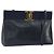 Borsa a Spalla Salvatore Ferragamo in Pelle Blu Navy Oro Auth bs33229 D'oro