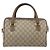 Borsa Sherry Line GG Supreme Web di GUCCI in PVC beige 002 115 6697 4023 Auth BA10364 - vista 2