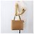 Burberry Borsa a mano in pelle beige oro Auth BA10666 D'oro - vista 24