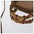 Borsa a mano in nylon Gucci Bamboo 2 vie marrone argento 039 1705 0701 Auth bs33342 - vista 7