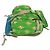 GUCCI Zaino The North Face in nylon verde argento 650294 Auth 170794SAM - vista 4