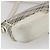 Borsa a spalla Burberry Nova Check in tela pelle beige bianco argento autentica 170957 - vista 16