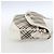 Borsa a spalla Burberry Nova Check in tela pelle beige bianco argento autentica 170957 - vista 4