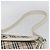 Borsa a spalla Burberry Nova Check in tela pelle beige bianco argento autentica 170957 - vista 8