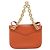 Borsa a Spalla con Catena Bottega Veneta in Pelle 2 in 1 Marrone Oro Auth 169800V - vista 2