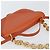 Borsa a Spalla con Catena Bottega Veneta in Pelle 2 in 1 Marrone Oro Auth 169800V - vista 6