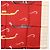 Bulgari BVLGARI Boot-Muster Schal Seide ""Davide Pizzigoni"" Rot Auth BA10716V - Ansicht 7