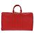 LOUIS VUITTON Epi Keepall 45 Borsa Boston Rossa M42977 LV Auth 171030SAV Rosso - vista 2