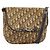 Borsa a Spalla in Tela Trotter Christian Dior Marrone Oro Auth 168939 D'oro