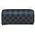 LOUIS VUITTON Cartera Zippy Vertical Damier Graphite Larga Auth LV 169951 Damier ebene - vista 13