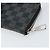 LOUIS VUITTON Cartera Zippy Vertical Damier Graphite Larga Auth LV 169951 Damier ebene - vista 15