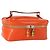 Bamboo Borsa a mano Vanity in bambù GUCCI in vernice arancione argento 032 1956 0151 Auth 170518