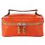 Bamboo Borsa a mano Vanity in bambù GUCCI in vernice arancione argento 032 1956 0151 Auth 170518 - vista 13