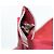 Borsa Boston PRADA Nylon 2way Rossa Argento Auth 169109 Rosso - vista 10