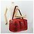 Borsa Boston PRADA Nylon 2way Rossa Argento Auth 169109 Rosso - vista 25